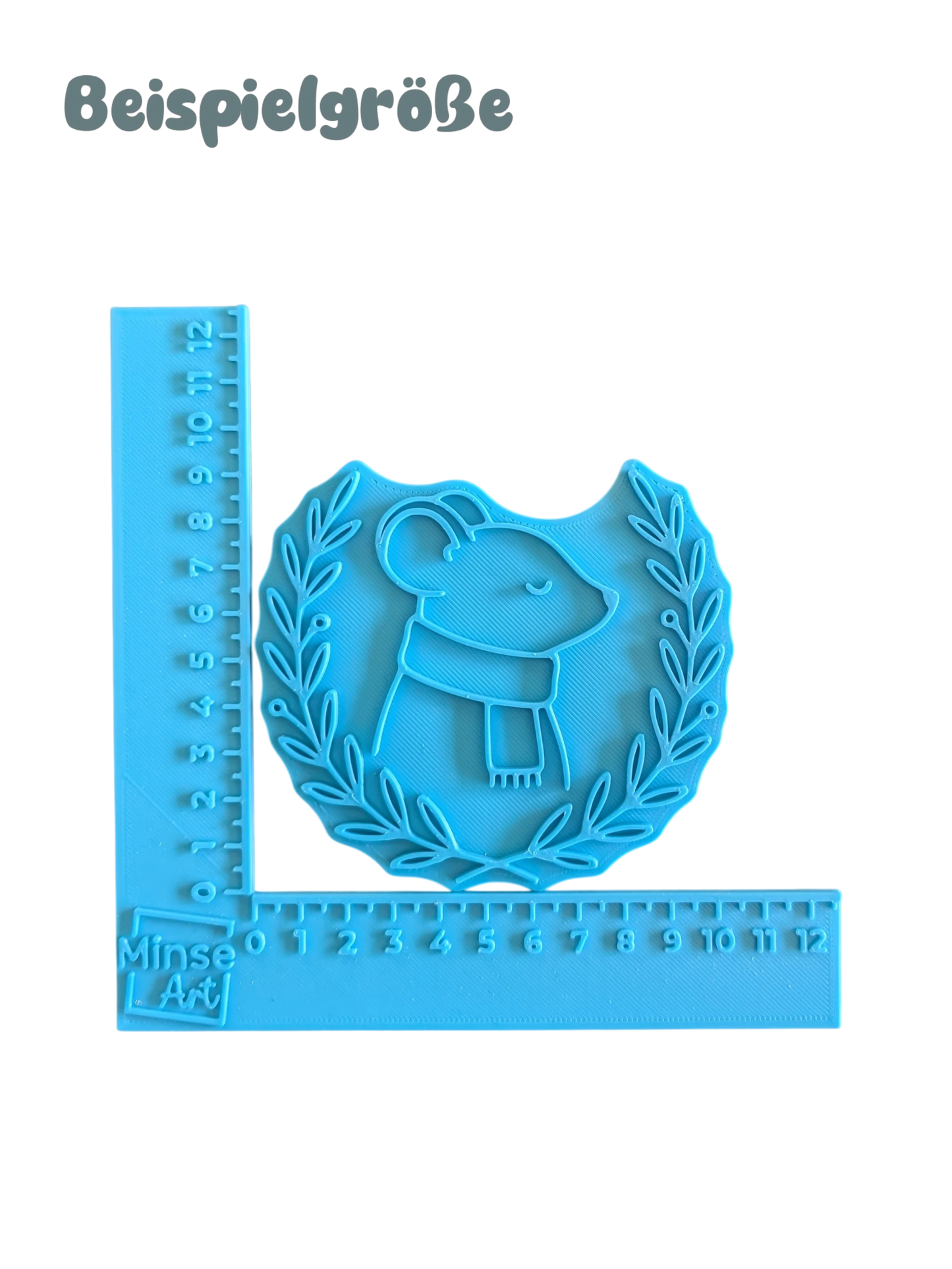 Ceramic stamp "Gentle Duckling" – Cute view with floral splendor (12cm - 19cm)