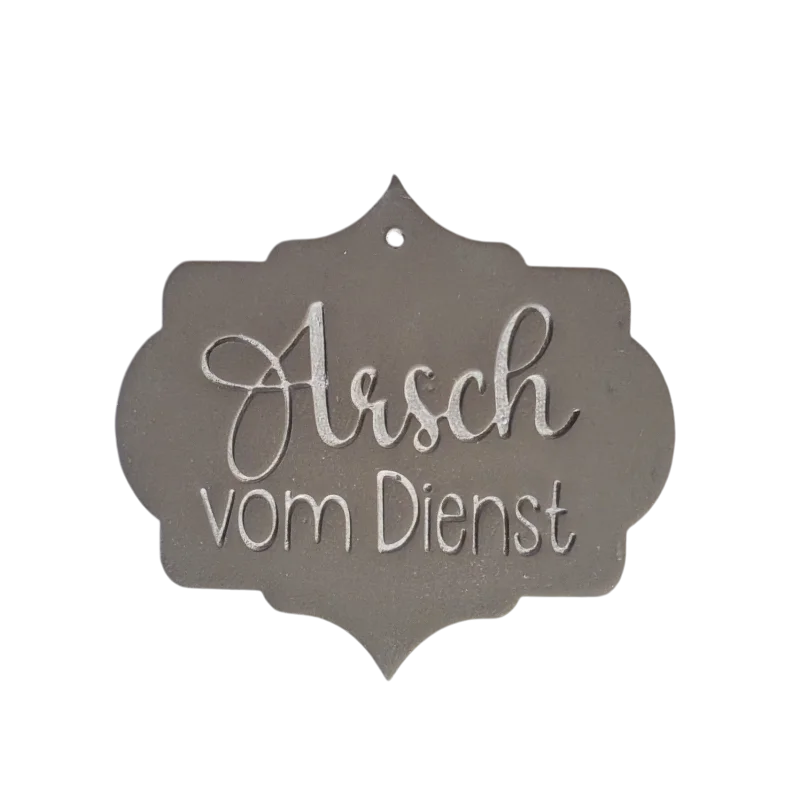 Arsch vom Dienst - Tonstempel - Spruchstempel