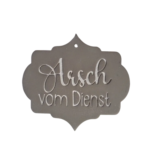 Arsch vom Dienst - Tonstempel - Spruchstempel