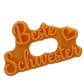 Beste Schwester - Stempel - Minseart
