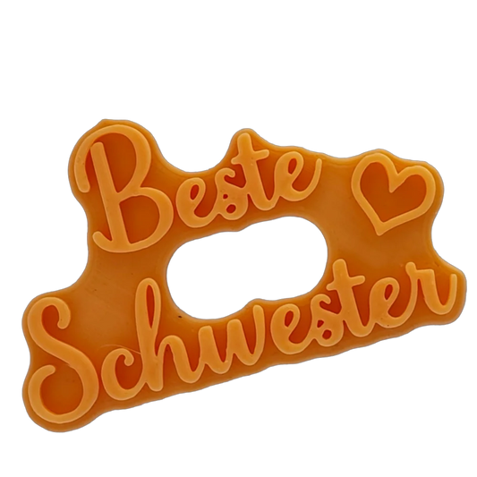 Beste Schwester - Stempel - Minseart