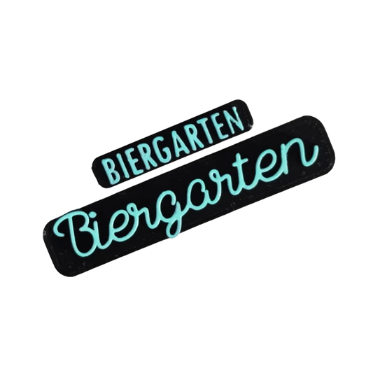 Biergarten - Stempel - Spruchstempel