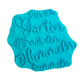 Bin im Garten mit den Hummeln bummeln - Stempel - Spruchstempel