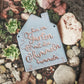 Bin im Garten mit den Hummeln bummeln - Stempel - Spruchstempel