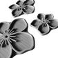 Blumen 5 - Stempelset - Minseart