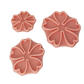 Blumen-Umriss Stempel 3er Set - osterstempel