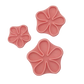 Blumen-Umriss Stempel 3er Set - osterstempel
