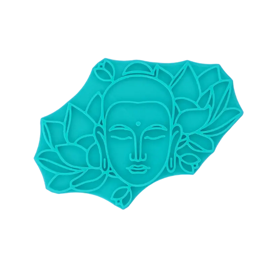 Buddha mit Blumen - Stempel - Minseart