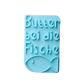 Butter bei die Fische - Stempel - Spruchstempel