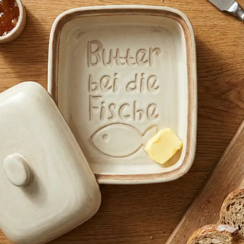 Butter bei die Fische - Stempel - Spruchstempel