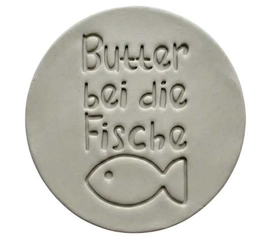 Butter bei die Fische - Stempel - Spruchstempel