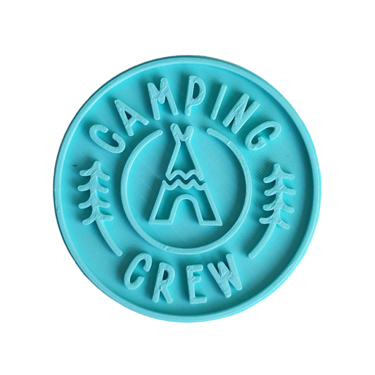 Camping Crew- Stempel - Spruchstempel