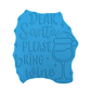 Dear Santa please bring wine - Keramikstempel Prägestempel - Spruchstempel