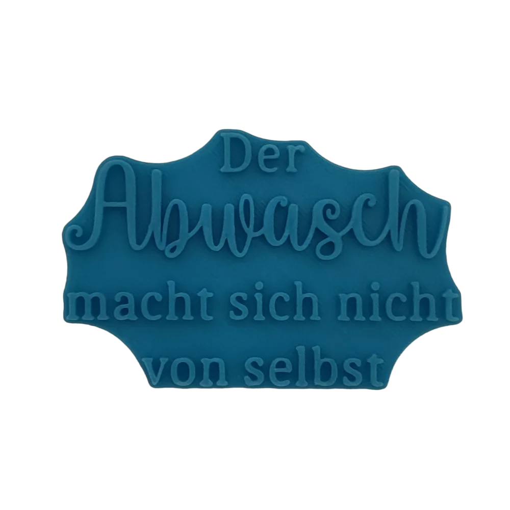 Der Abwasch macht sich nicht von selbst - Stempel - Minseart