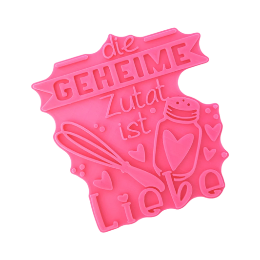 Die geheime Zutat ist Liebe - Stempel - Minseart