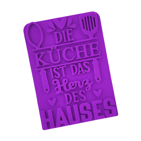 Die Küche ist das Herz des Hauses - Prägestempel - Minseart
