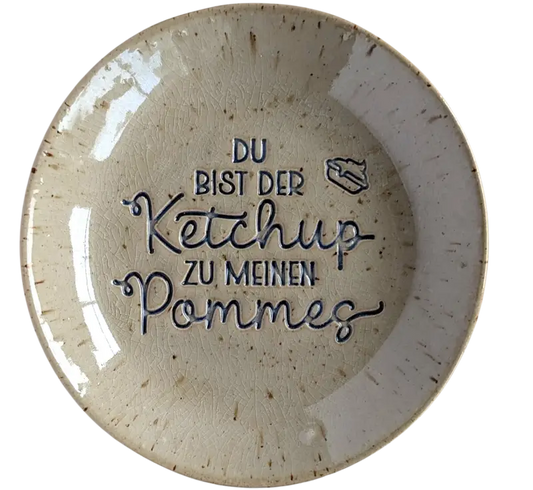 Du bist der Ketchup zu meinen Pommes - Stempel - Spruchstempel