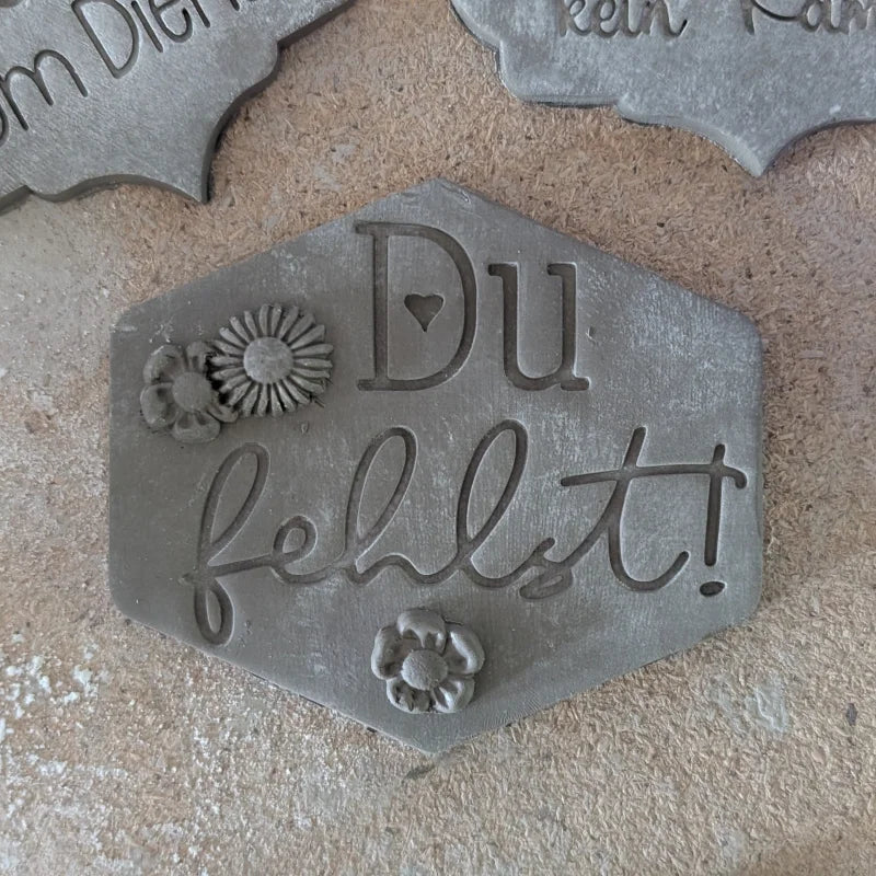 Du Fehlst - Tonstempel - Spruchstempel