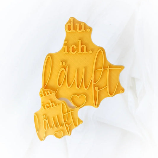 du. ich.  läuft. - Prägestempel - Minseart