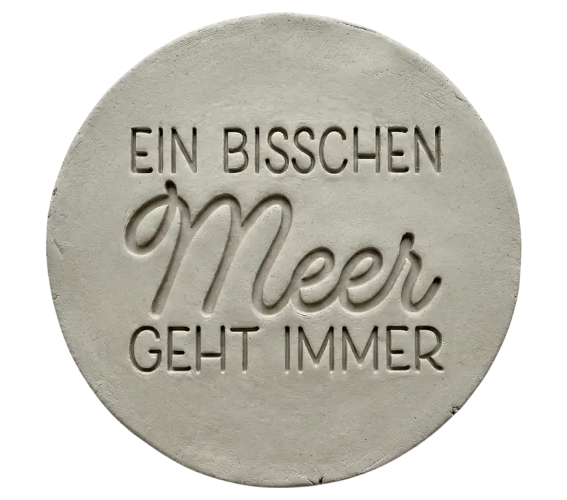 Ein bisschen Meer geht immer - Stempel - Spruchstempel