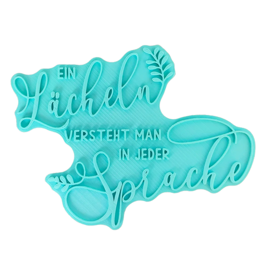 Ein Lächeln versteht man in jeder Sprache - Stempel - Minseart
