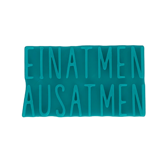 Einatmen Ausatmen - Stempel - Minseart