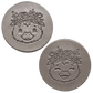 2er Set Keramikstempel ’Entchen-Zauber’ – Lachend & Sanft - osterstempel