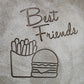 Fast Food Freunde - Stempel - Bildliche Stempel