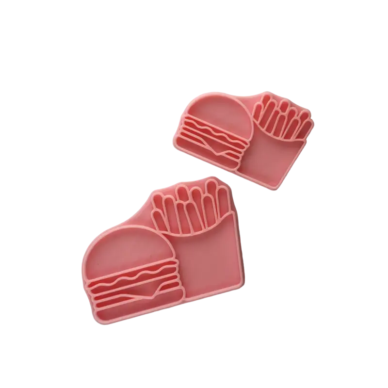 Fast Food Freunde - Stempel - Bildliche Stempel