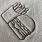 Fast Food Freunde - Stempel - Bildliche Stempel