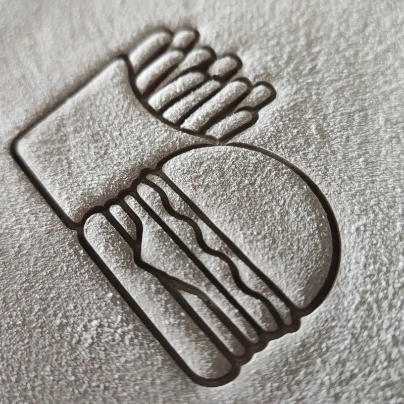 Fast Food Freunde - Stempel - Bildliche Stempel