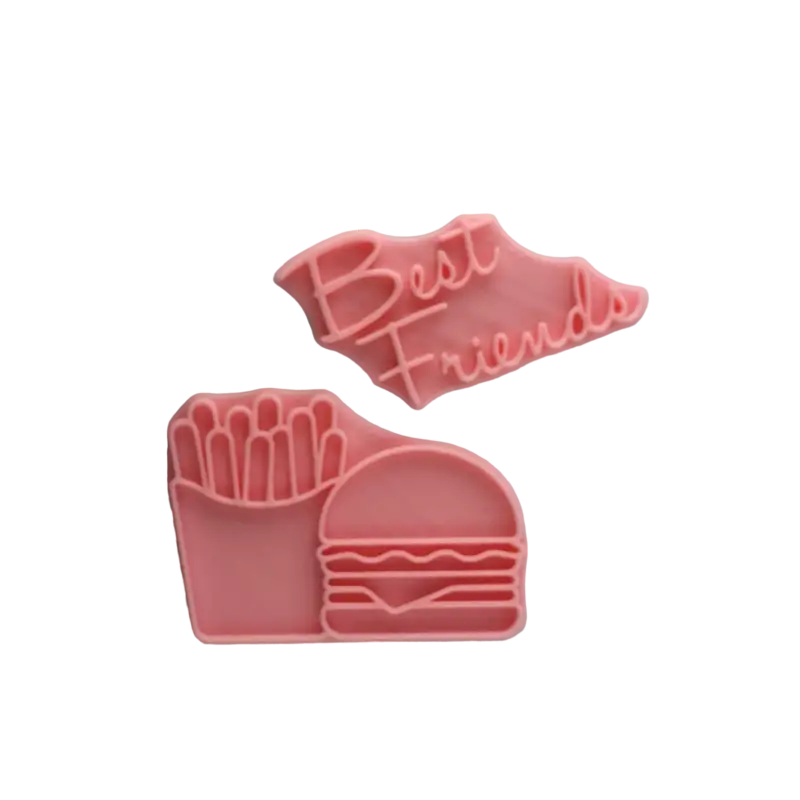 Fast Food Freunde - Stempel - Bildliche Stempel