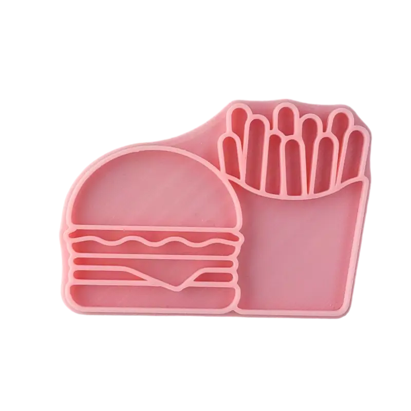Fast Food Freunde - Stempel - Bildliche Stempel