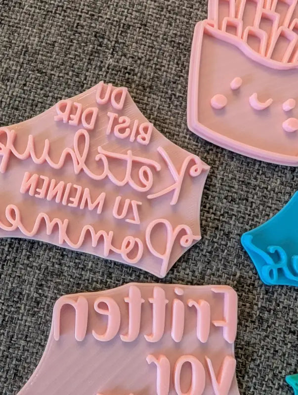 Fastfood Liebe Set - Stempel B-Ware / 2te Wahl