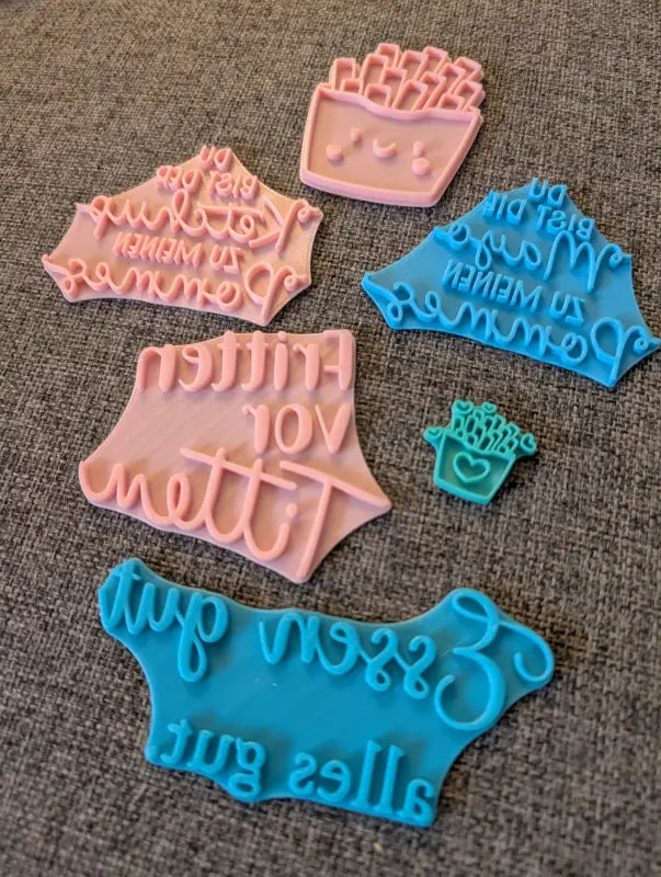 Fastfood Liebe Set - Stempel B-Ware / 2te Wahl