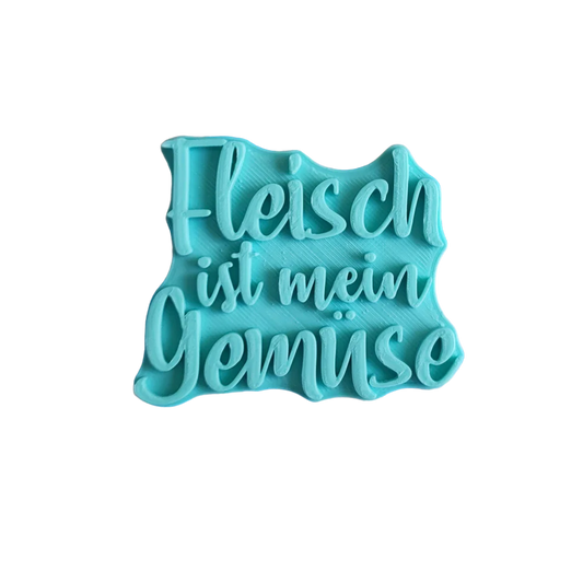 Fleisch ist mein Gemüse - Stempel - Spruchstempel
