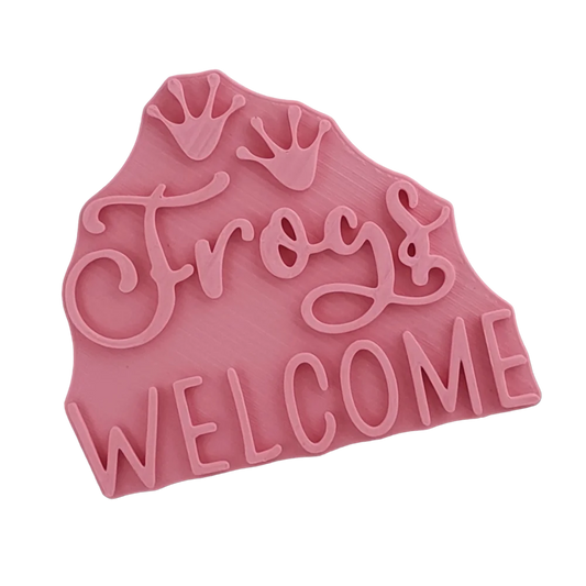 Frogs welcome- Stempel - Spruchstempel