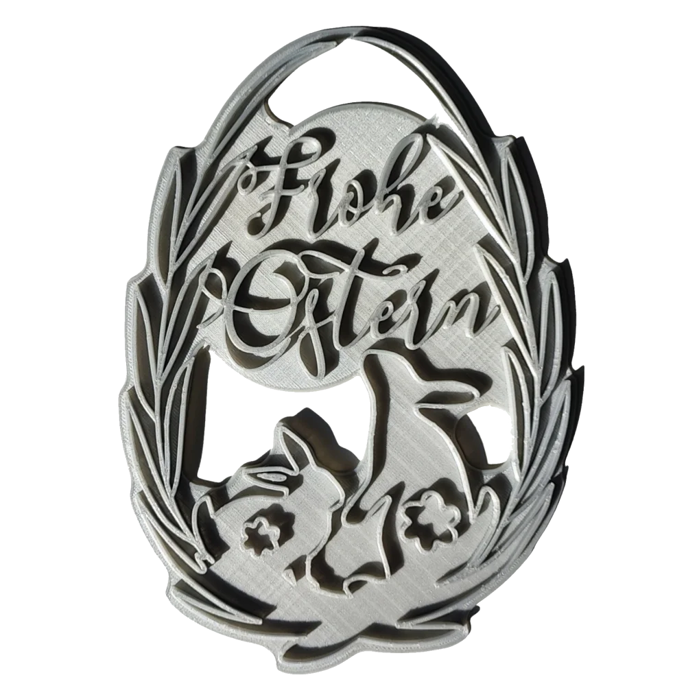 Frohe Ostern Osterei - Stempel - Minseart