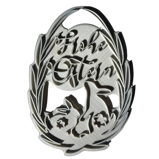 Frohe Ostern Osterei - Stempel - Minseart