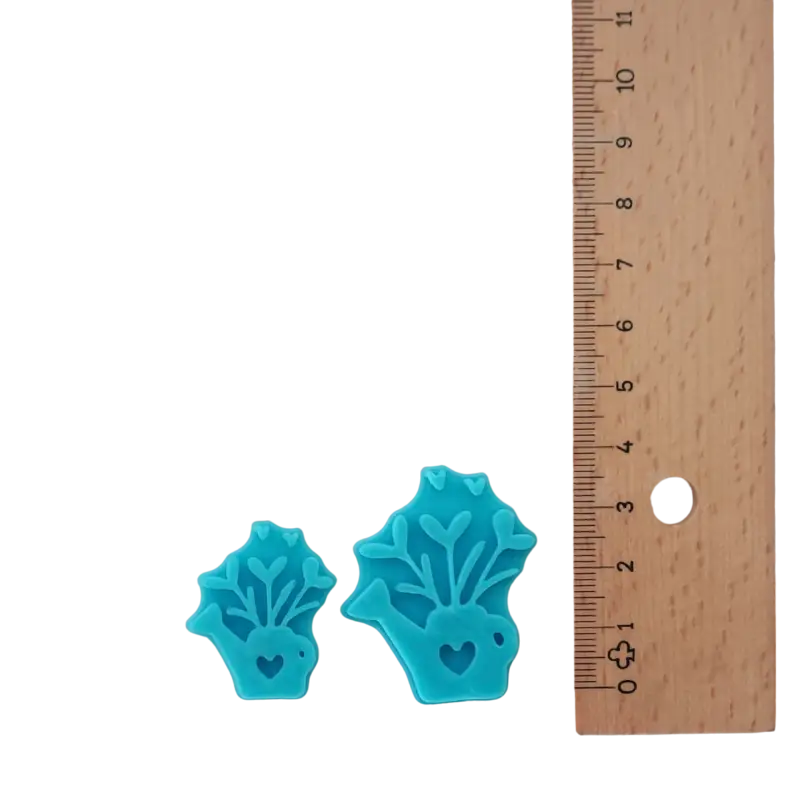Gießkanne mit Herzchen - 2er Stempelset - osterstempel
