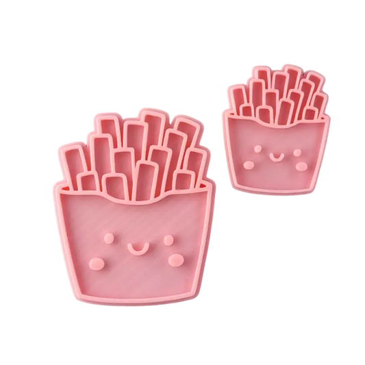 Glückliche Pommes - Stempel - Bildliche Stempel