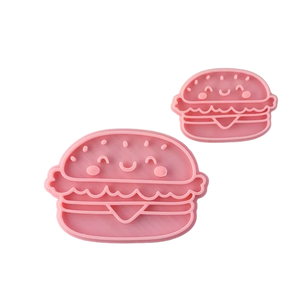 Glücklicher Burger - Stempel - Bildliche Stempel