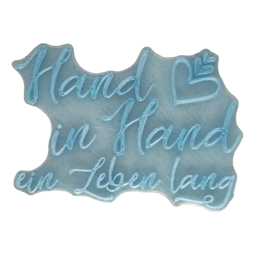 Hand in Hand ein Leben lang - Stempel - Minseart