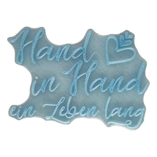 Hand in Hand ein Leben lang - Stempel - Minseart