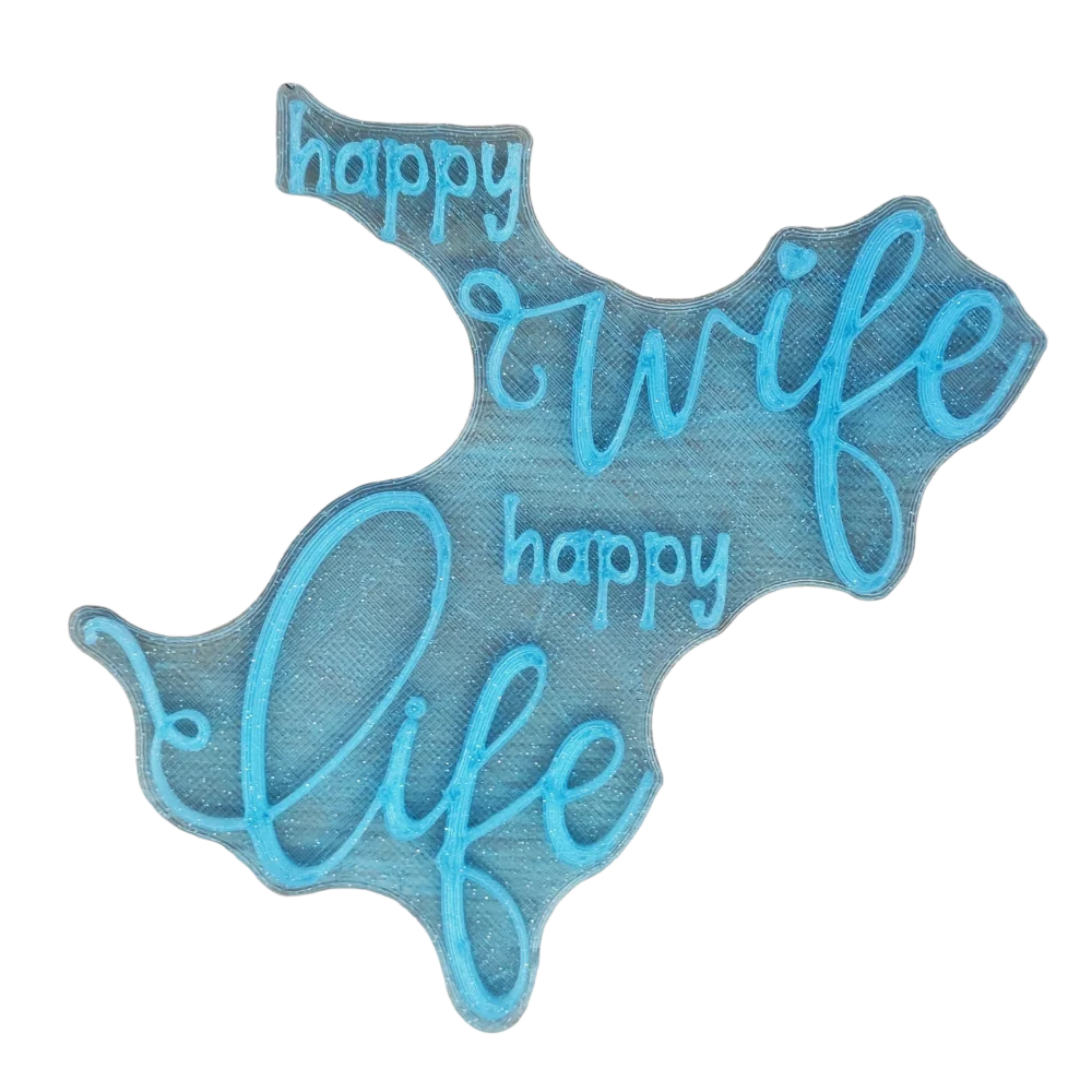Happy wife happy life - Stempel - Minseart