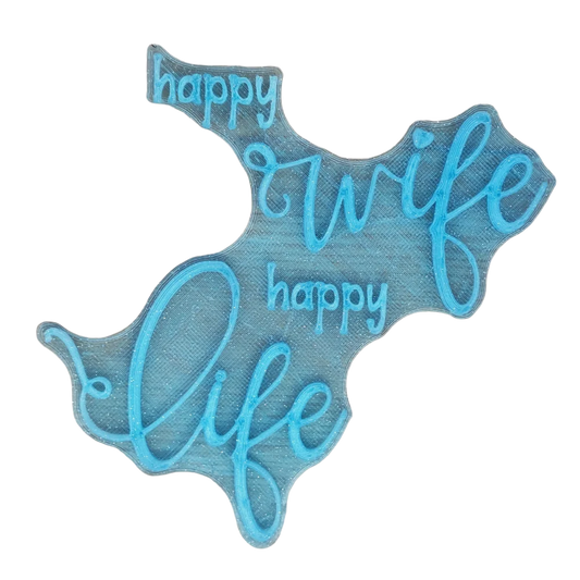 Happy wife happy life - Stempel - Minseart