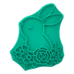 Hase in Blumenarrangement - Stempel - osterstempel