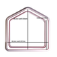 Haus hoch Ausstechformen-Set - 2 große Ausstechformen