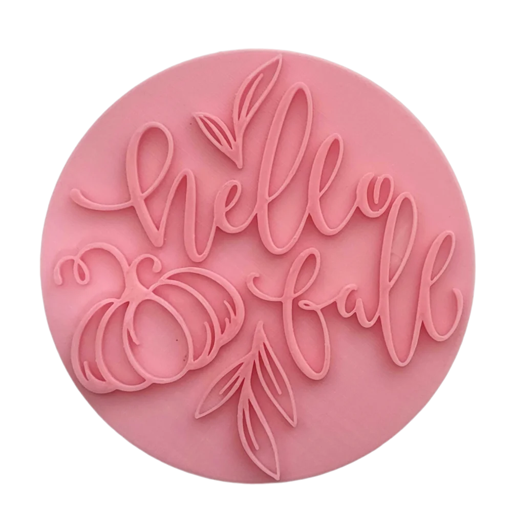 Hello Fall - Prägestempel - Spruchstempel