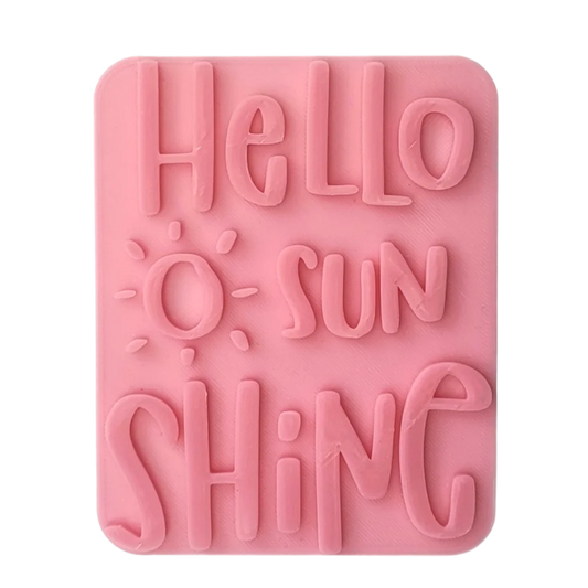 Hello sunshine - Stempel - Spruchstempel